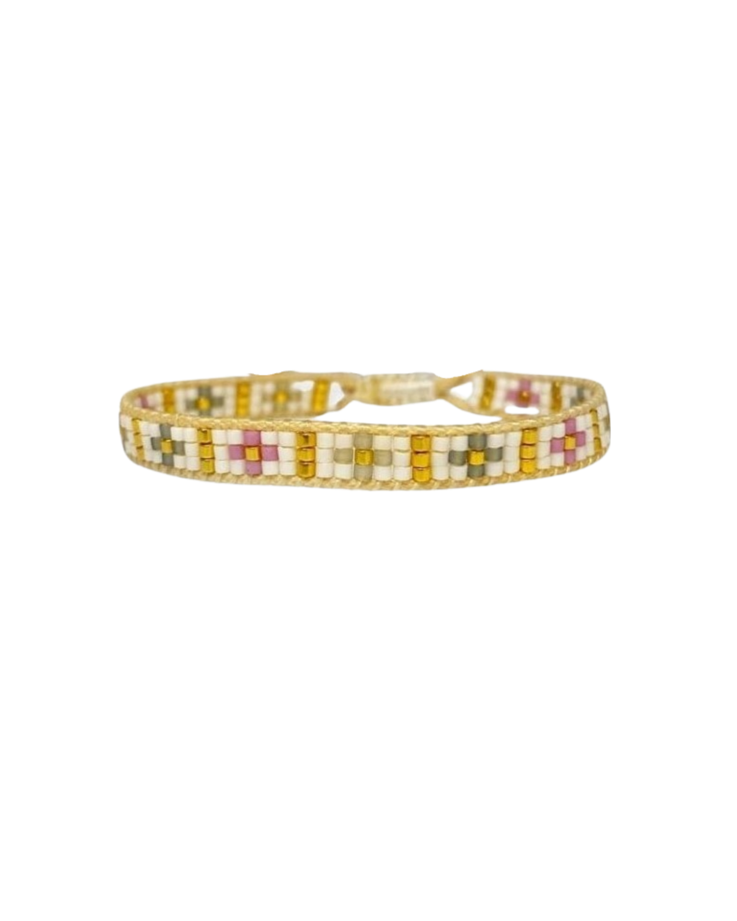 lilac-cross-design-beaded-bracelet