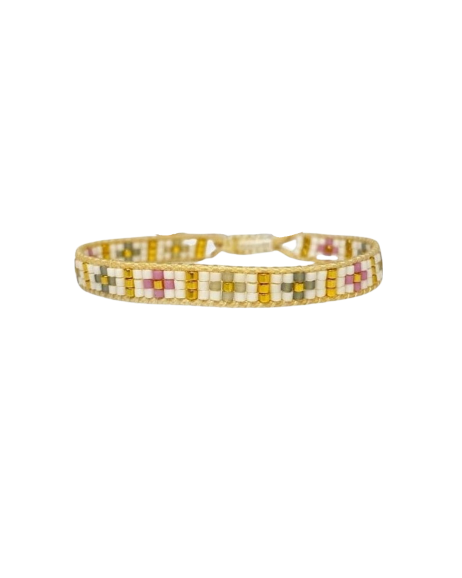 lilac-cross-design-beaded-bracelet