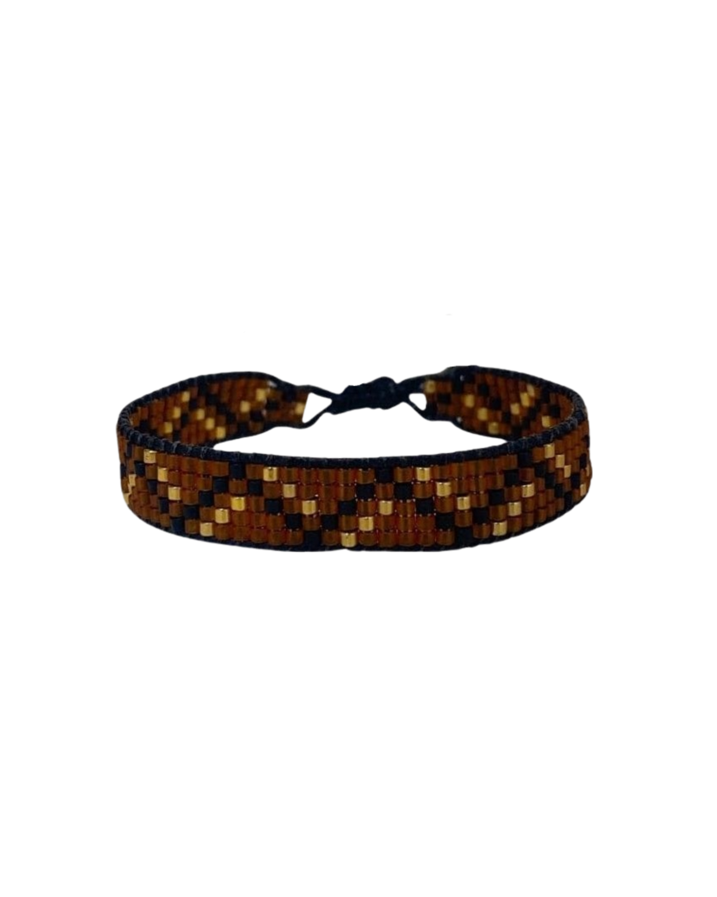 black-brown-beaded-mexican-bracelets