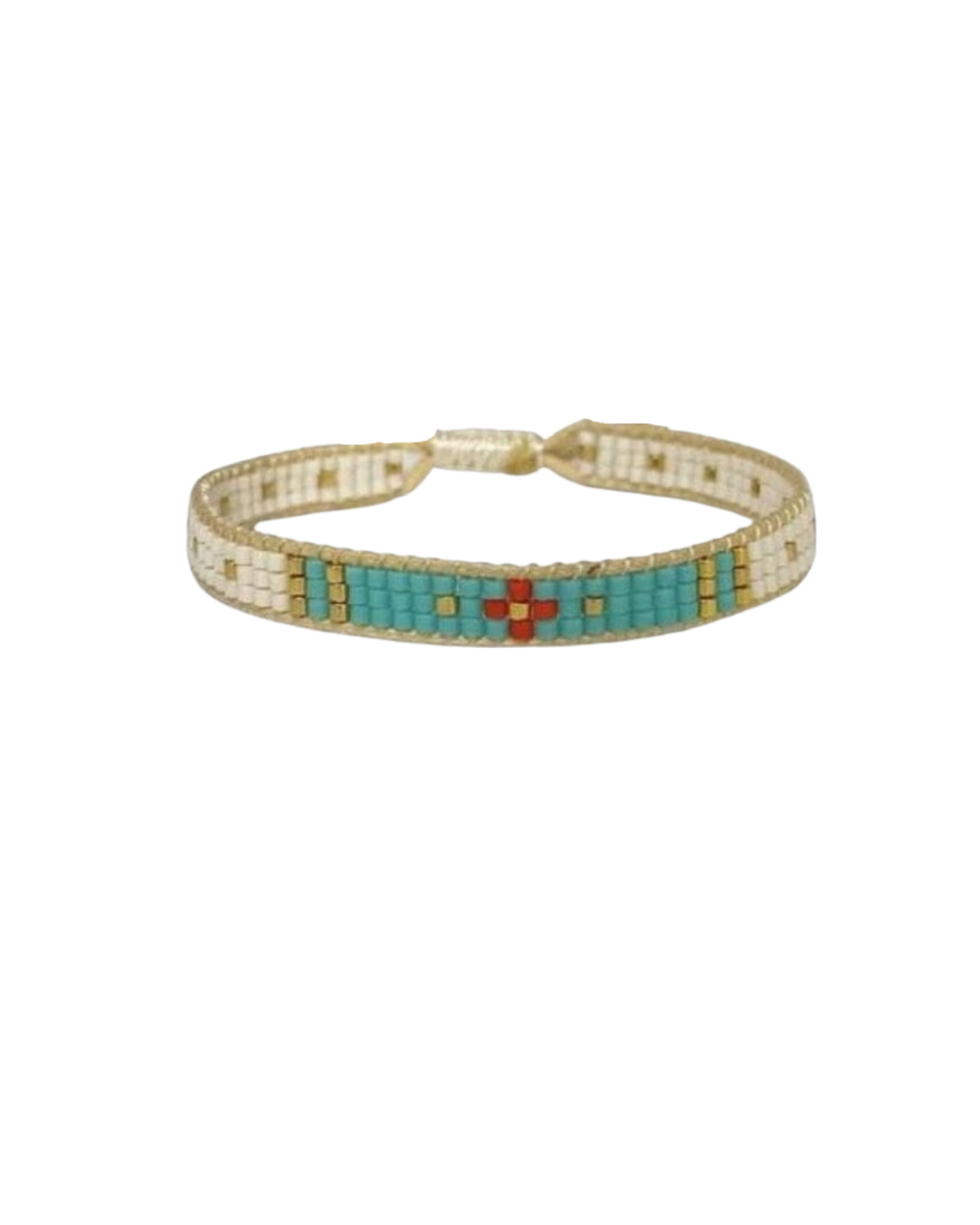 Ivory and turquoise mexican bracelets