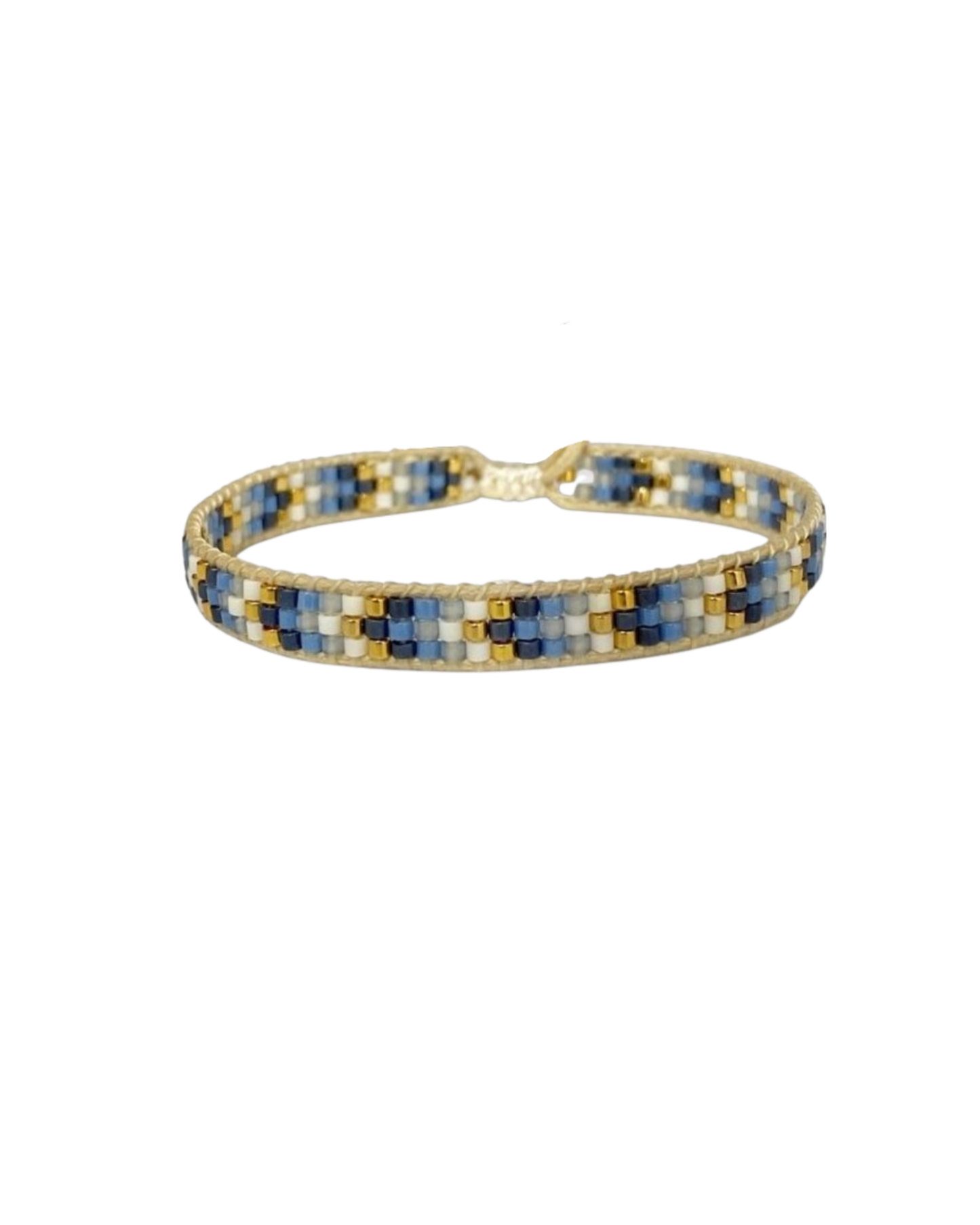Blue beaded mexican bracelets